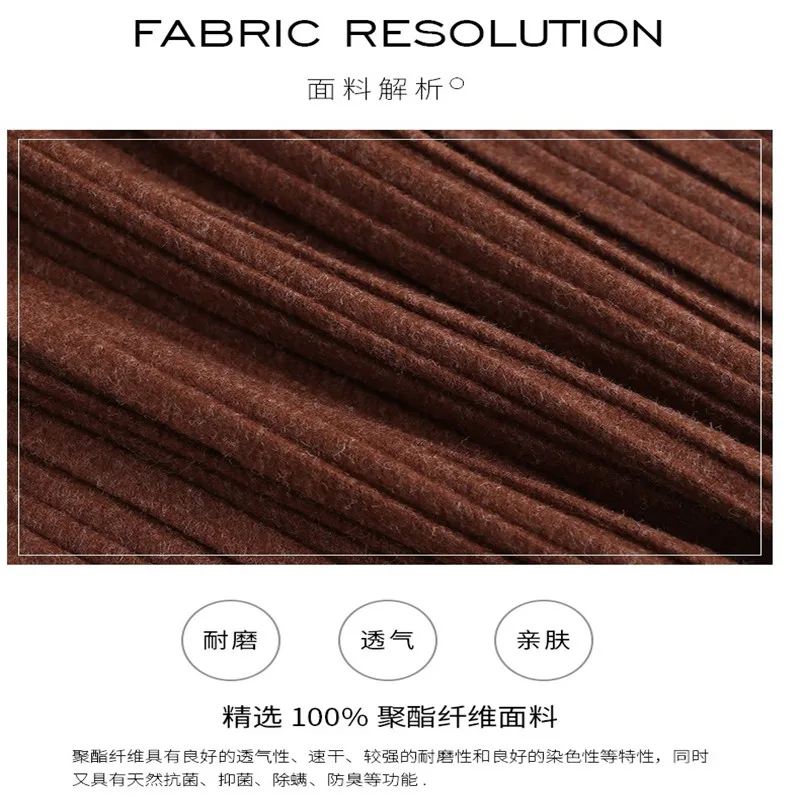 

2020 autumn and winter new Miyake pleated women's trousers fashion nine-point straight-leg pants fold all-match casual pants