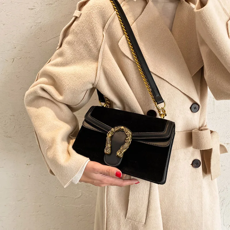 Матовая сумка из искусственной кожи со змеиным узором для женщин 2022 Брендовая