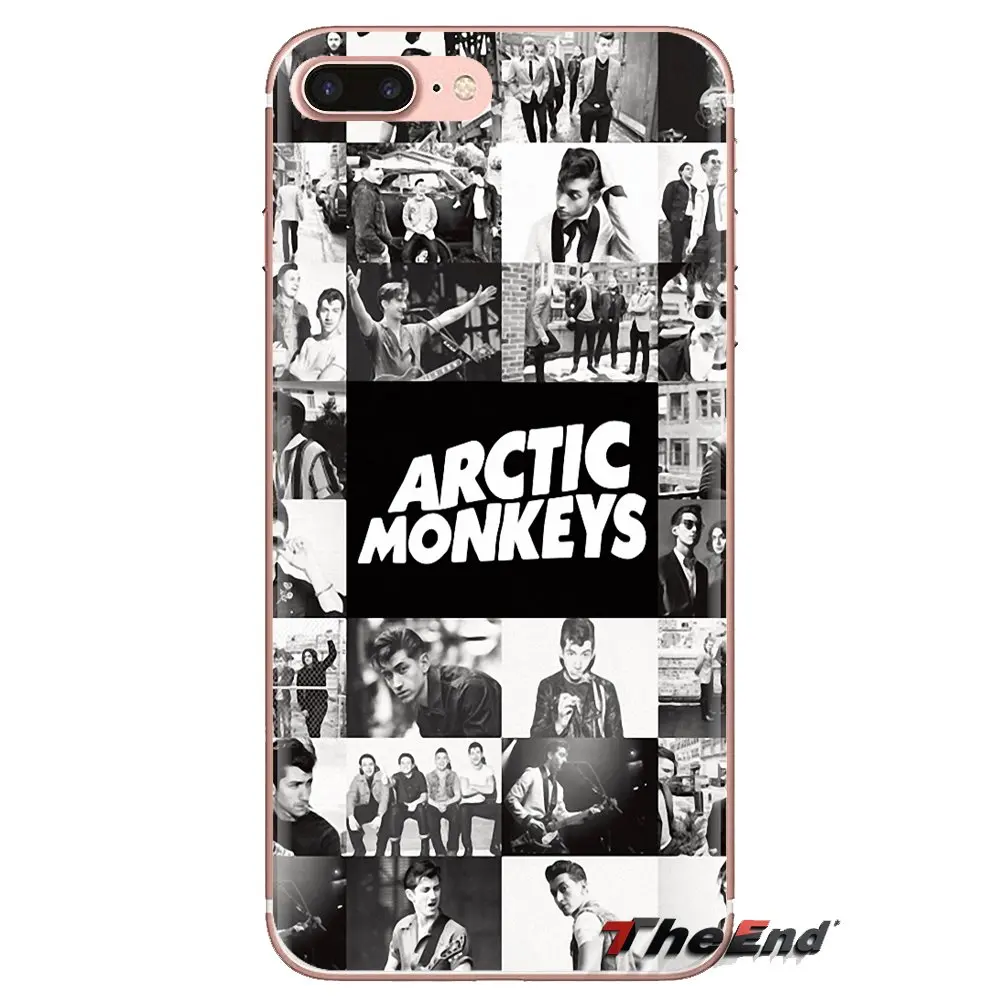 Прозрачные мягкие чехлы для iPod Touch Apple iPhone 4 4s 5 5S SE 5C 6 6S 7 8 X XR XS Plus MAX arctic monkeys logo |