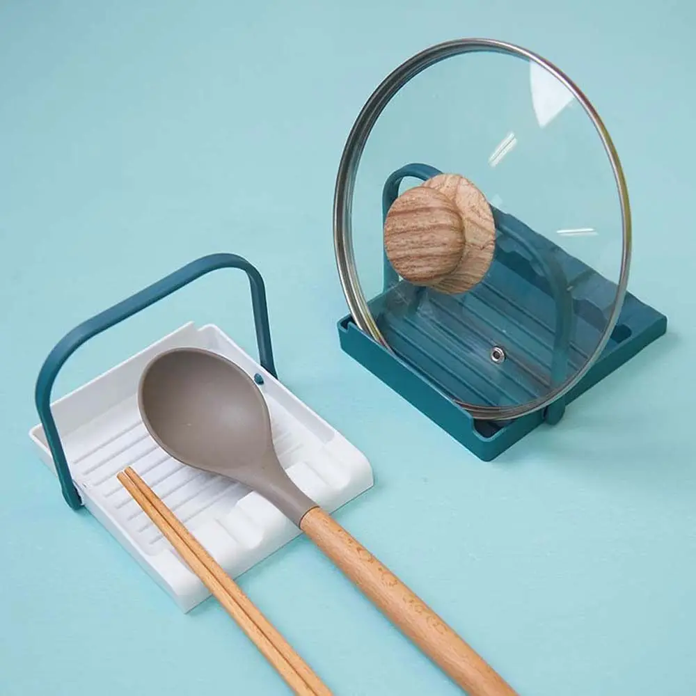 

Kitchen Utensil Rest, Spoon Rest Pad, Silicone Utensil Rest with Drip Pad
