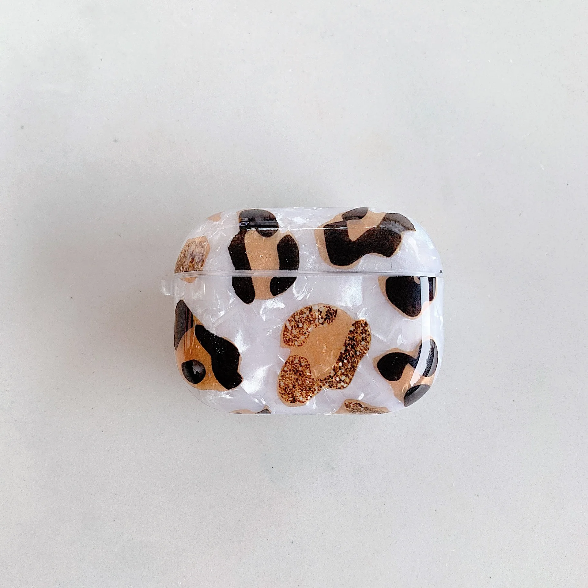 Мягкий силиконовый чехол с леопардовым принтом для Airpods Pro роскошный защитный Airpod