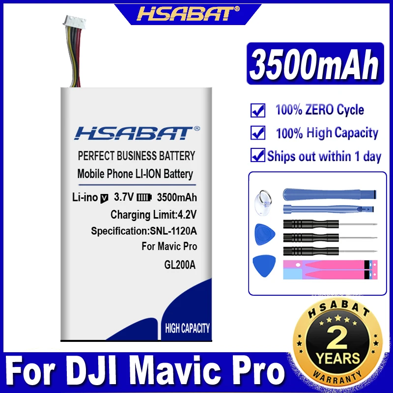 HSABAT 973760 3500 мАч аккумулятор для пульта дистанционного управления DJI Spark Mavic Pro Air