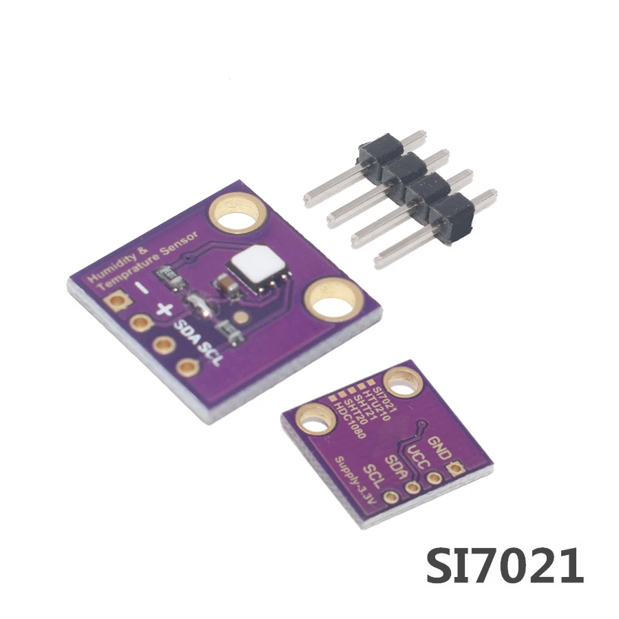 1PCS DC1080 Si7021 SHT20 Industrial High Precision Humidity Sensor with I2C Interface GY-213V-SI7021 | Integrated Circuits