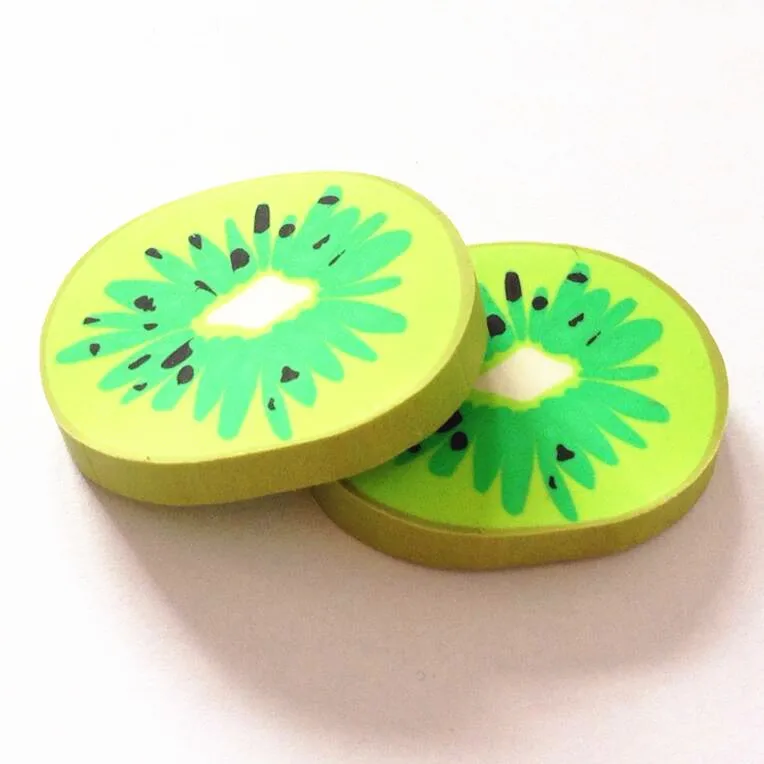 Ластик Kawaii Kiwifruit 1 шт./лот хороший ластик для карандашей забавный подарок