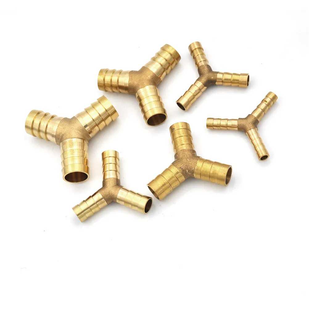 Штуцер для шланга &quotЪ&quot Тип латуни трубы фитинг тройник 3 контактный разъем