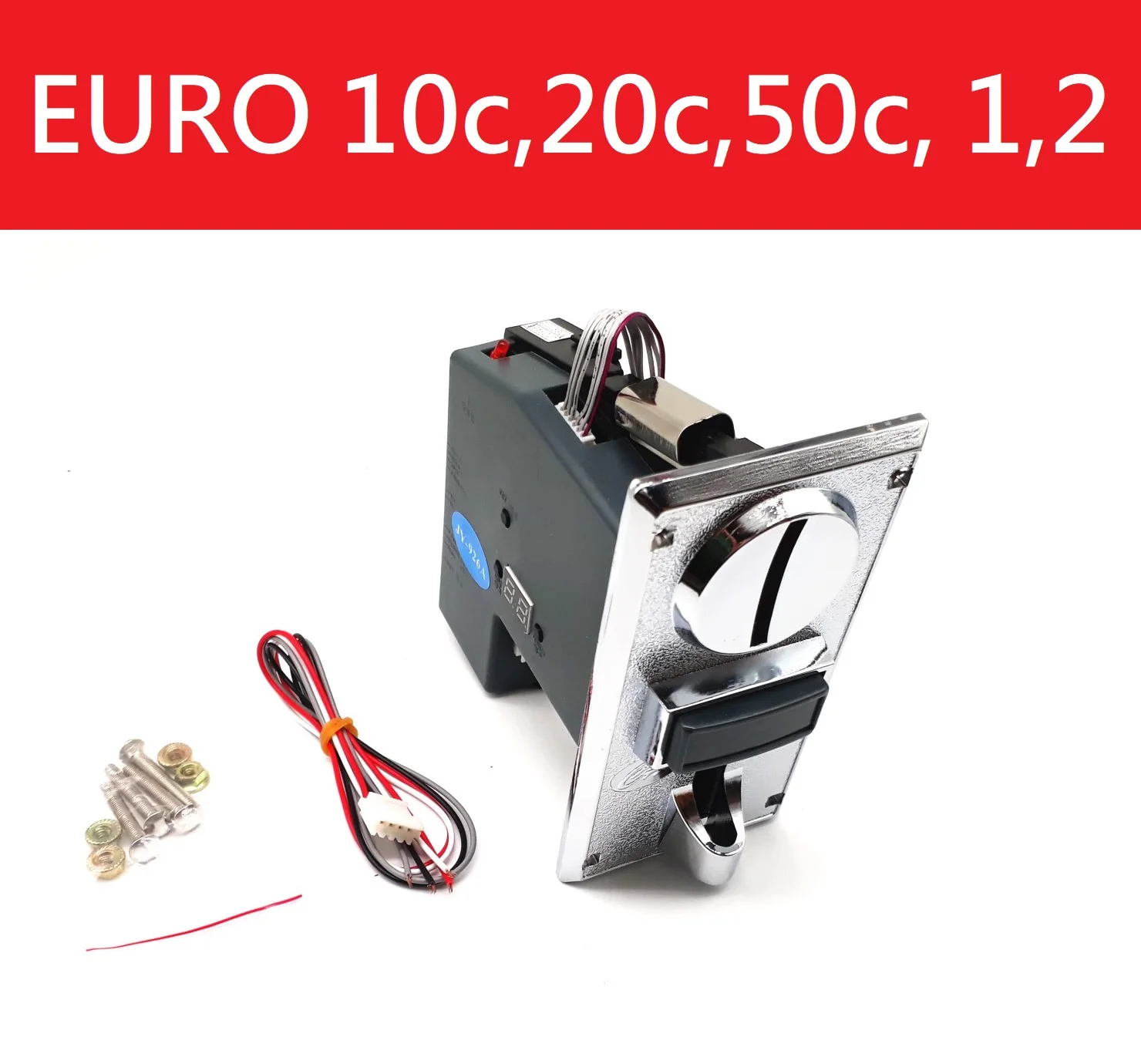 JY926A EURO 10 20 50 1 2 приемник монет из цинкового сплава до 6 типов для торгового