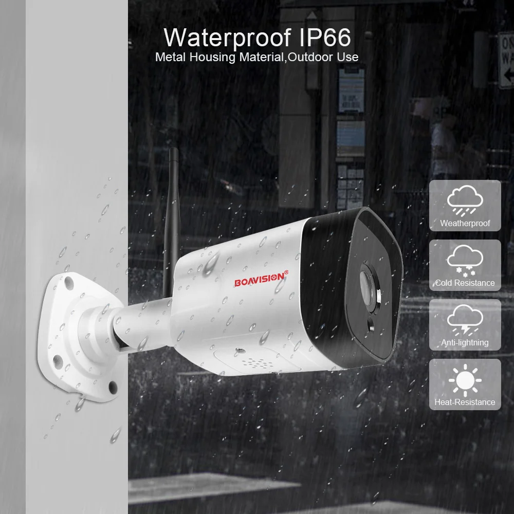 HD 5MP wifi Беспроводная ip-камера 1080P CCTV Wi-Fi камера наружная Onvif сигнализация 2-Way аудио TF слот для карт 6* Массив Led IR 20m CamHi