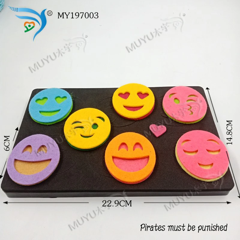 Smiley face muyu режущая высечка- новая деревянная форма режущие штампы для скрапбукинга MY197003