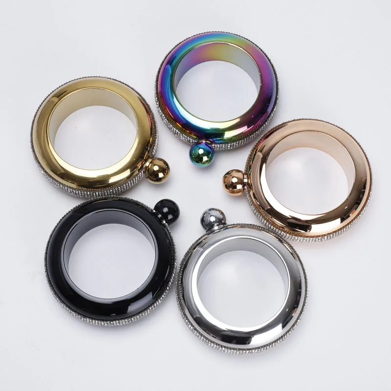 Креативная плоская фляжка браслет для женщин и девушек набор вечеринки со