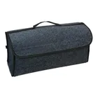 Автомобильный мягкий войлочный ящик для хранения, сумка для багажника, ящик для инструментов для автомобиля, многофункциональные инструменты, органайзер, коврик с сумкой, складной для аварийной ситуации