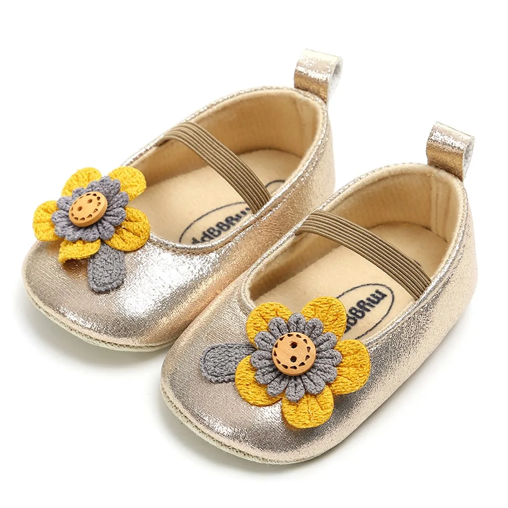 First Walkers Baby Shoes Girls Flower Bling Cuty Pricess Fashion Toddler Kid Schoenen Scarpe Neonata |
