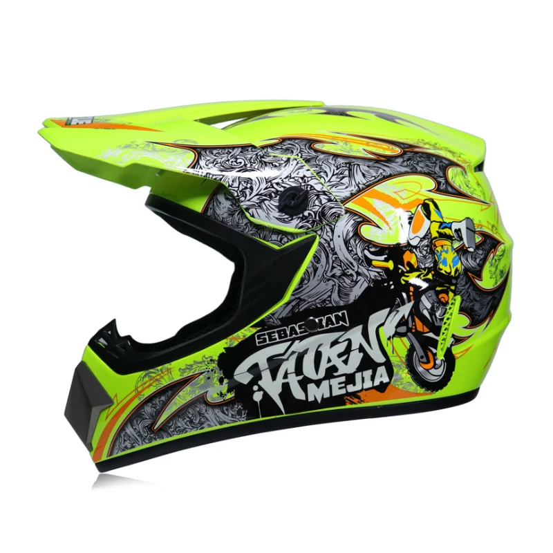 C35 Профессиональный Гоночный Кроссовый шлем hors route Casque Moto Capacete Moto Casco внедорожный мультяшный детский мотоциклетный шлем - Цвет: C35