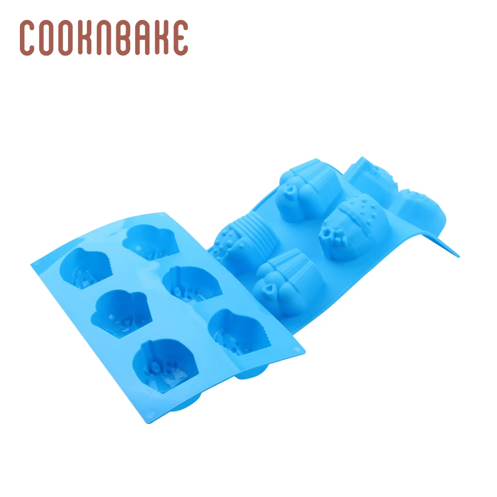 COOKNBAKE Silicone cake pastry baking mold ice cream shape bread pudding jello mould handmade soap resin candle gypsum tool | Дом и сад