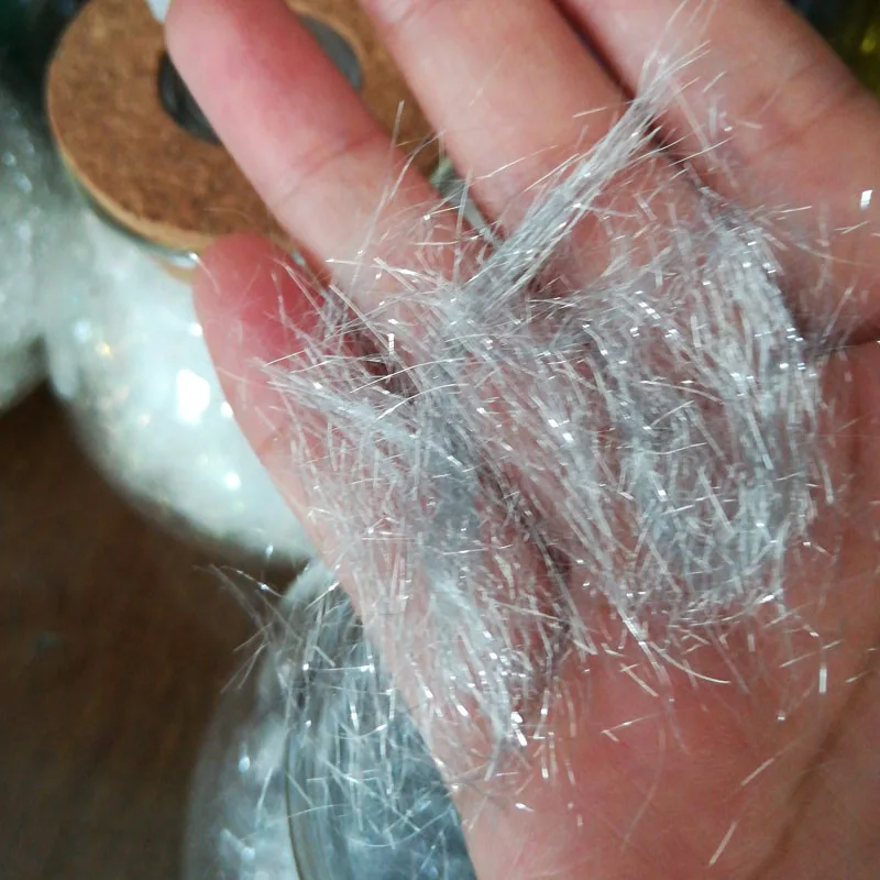 Синтетическое волокно с блестками шерстяная пряжа синтетическое блестящее для