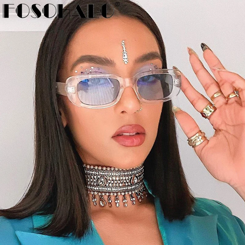 

Rectangle Women Sunglasses 2020 Brand Designer Retro Sunglasses Vintage Steampunk Sunglasses Female Lady Punk Glasses UV400