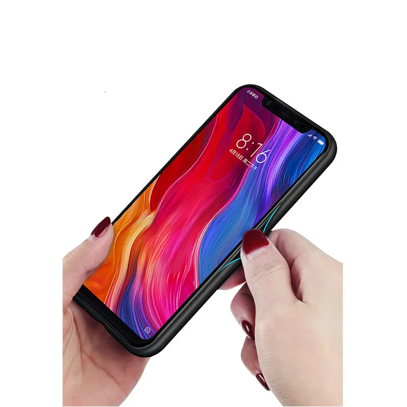 For Xiaomi Mi 8 Case Luxury Shockproof Tempered Glass Silicone Frame Hard Cover Mi8 SE 9 A3 Lte Mi9 Mi6 x |