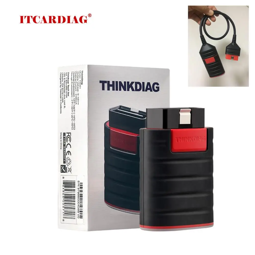 ThinkDiag старая версия Bluetooth считыватель кодов OBD2 сканер Andriod IOS диагностический