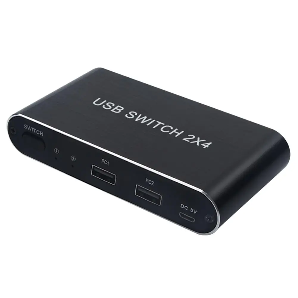 USB хаб 2X4 с 4 портами 2 0 функцией обмена памятью для принтера монитора сканера