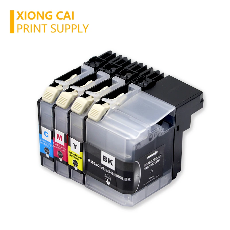 Высококачественный полный чернильный картридж 8 шт. для Brother LC529 DCP J100 J105 MFC J200
