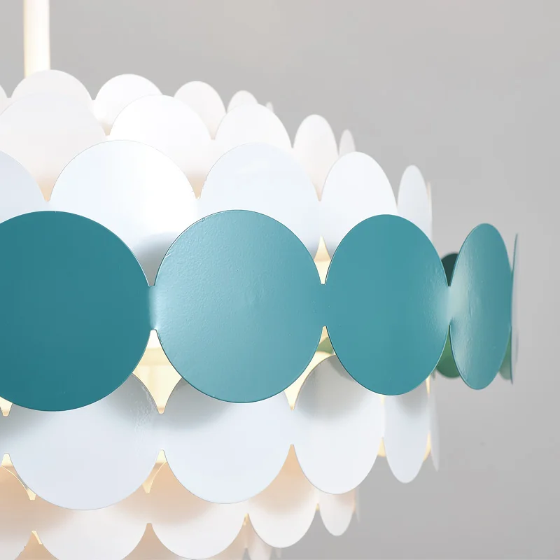 Круглые металлические подвесные светильники в скандинавском стиле современные