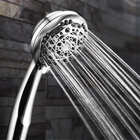 7 modes bath shower head shower spa nozzle hand hold rainfall jet spray high pressure powerful massage