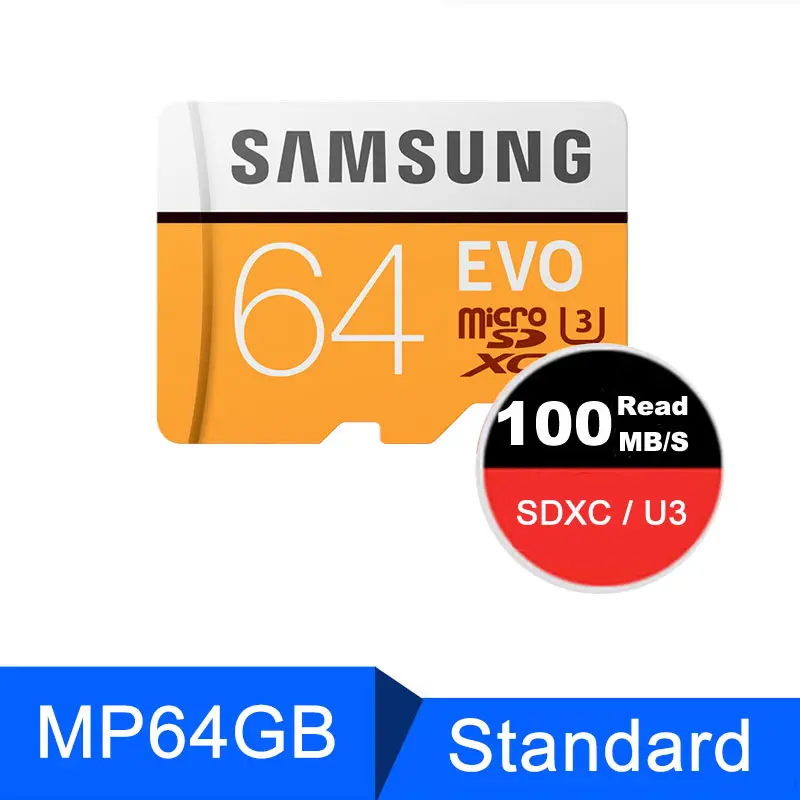 SAMSUNG Micro SD 128 Гб 64 ГБ 32 ГБ карта памяти 256 Гб класс 10 Microsd SDHC/SDXC TF C10 с OTG кардридер заголовок sd-карта 512 ГБ - Емкость: MP64G U3 Class10