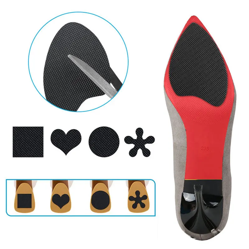 

1 Pair Anti-Slip High Heel Shoes Sole Grip Protector Non-Slip Cushion Pads Gifts High Heel Sole Protector Rubber Cushion Insole