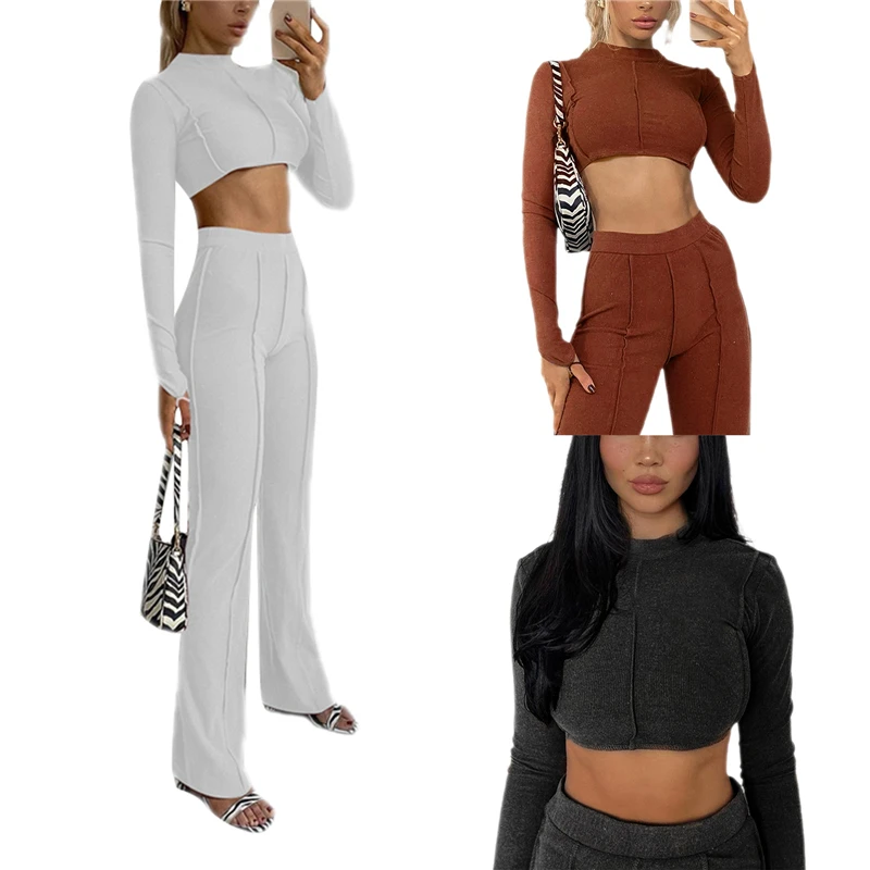 

2Pcs Daily Outfits Letter Print Long-Sleeves Hoodie + Elastic-Waist Pants Suit for Little Boys, Girls 2-7 Years Tracksuit 2021