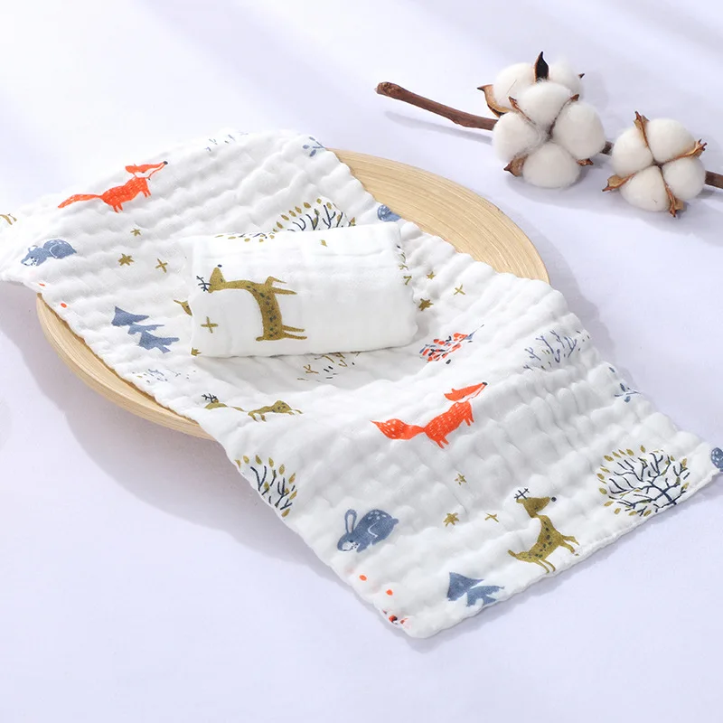 Мягкие детские полотенца 5 шт. салфетки для рук и лица слюнявчик носовой платок