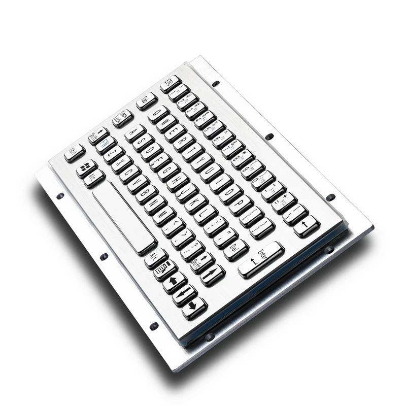 Прочная 65 клавиш Водонепроницаемая панель монтаж Kisok CNC машина нержавеющая сталь