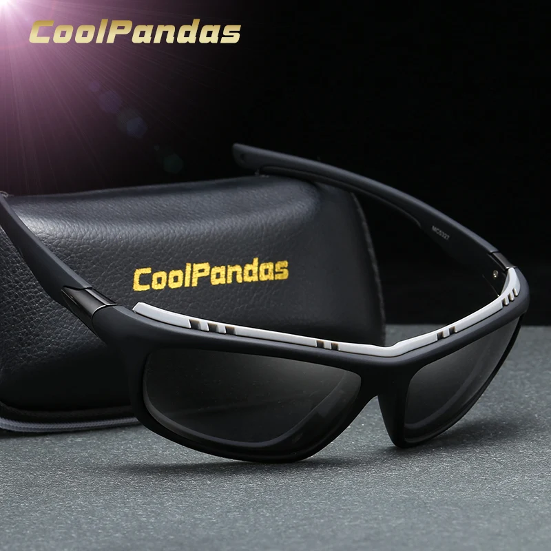Брендовые дизайнерские спортивные солнцезащитные очки CoolPandas мужские