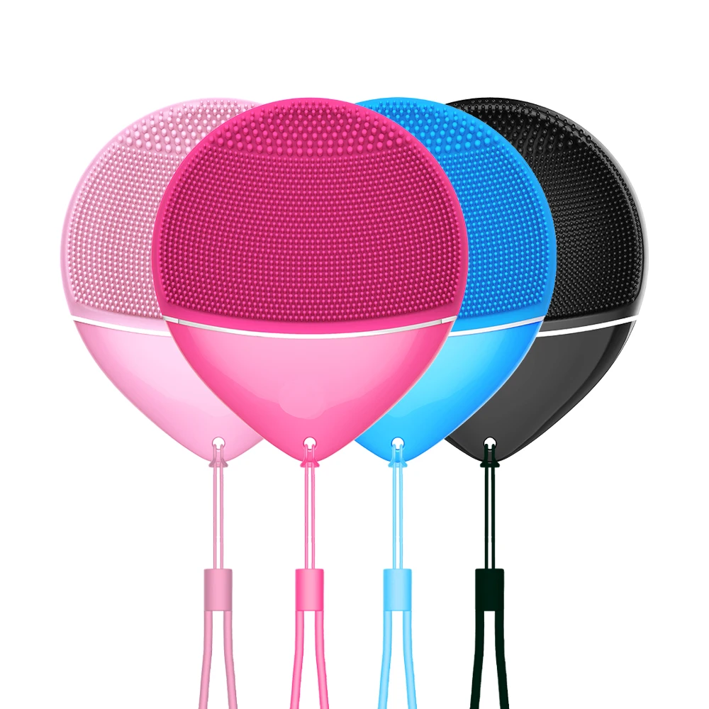 Щетка для очищения лица звуковой массажер Электрический силиконовый