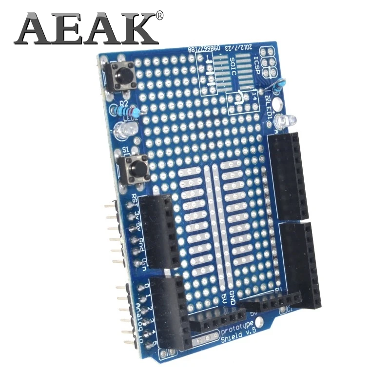 Бесплатная доставка 10 шт. макетная плата UNO Proto Shield с SYB 170 для ARDUINO UNO|proto board|arduino uno