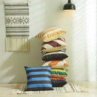 geometric simple retro color stripes color contrast patchwork pillow cover home sofa pillow cases pillow cover