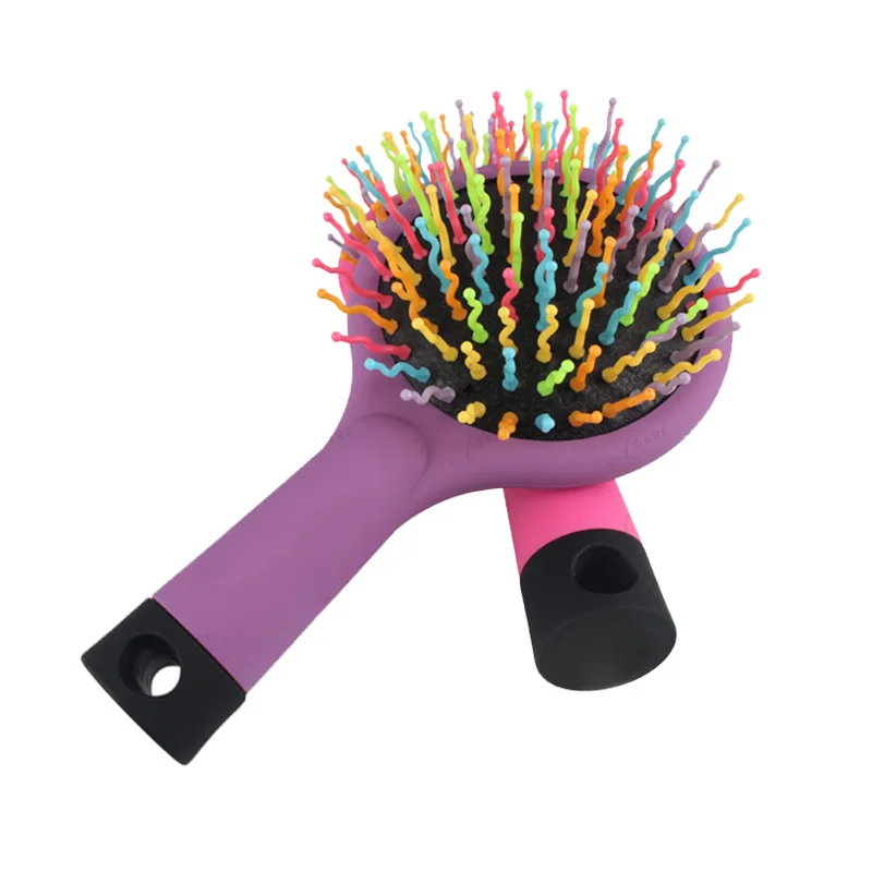 Корейский Радуга волшебный гребень для волос кисть объем Инструменты укладки