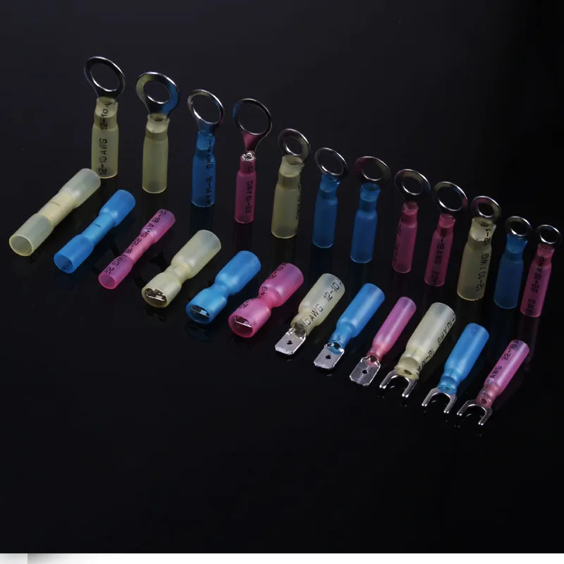 240 шт. водонепроницаемый термоусадочный обжимной автомобильный набор клемм