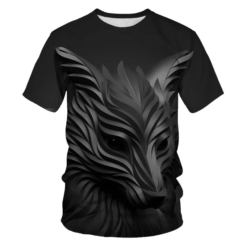 Футболка мужская и женская с 3D-принтом модная Уличная Повседневная Свободная