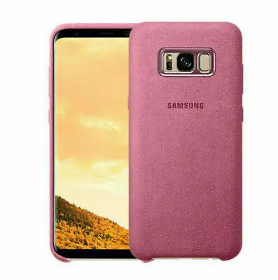 Розовый Для samsung Galaxy S10 Plus S10 Real Alcantara чехол роскошный материал чехол - Цвет: Розовый