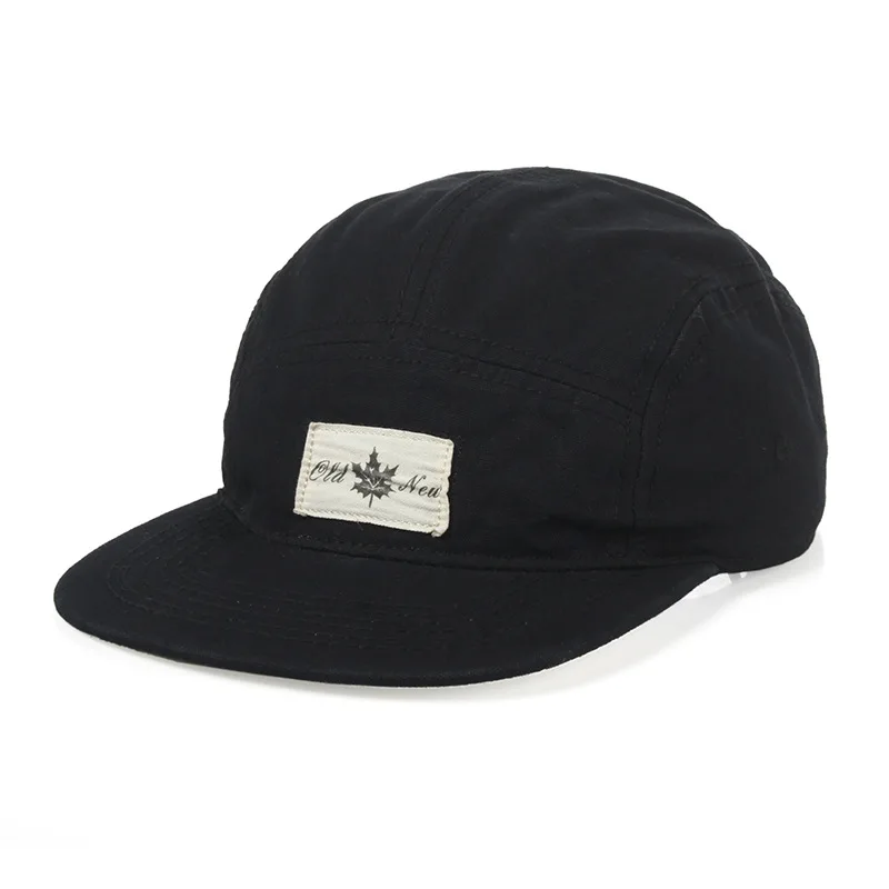 Хлопковая бейсболка с пятью панелями для женщин канадским флагом Снэпбэк Кепка