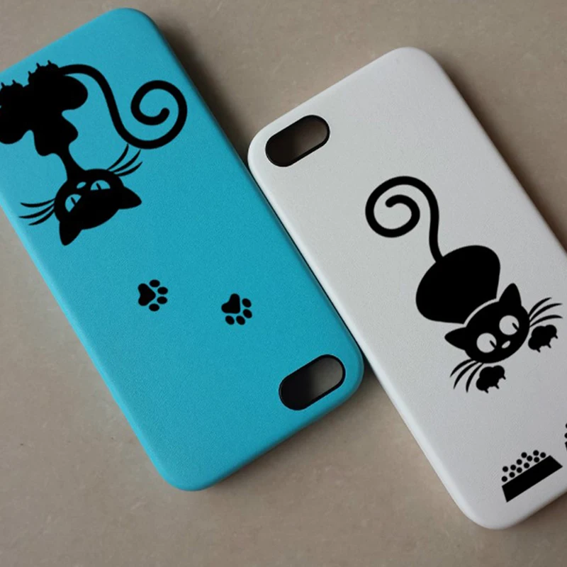 

Lovely Cat Light Switch Phone Wall Stickers For Kids Rooms Diy Home Decoration Cartoon Animals Wall Decals Pvc Mural Art