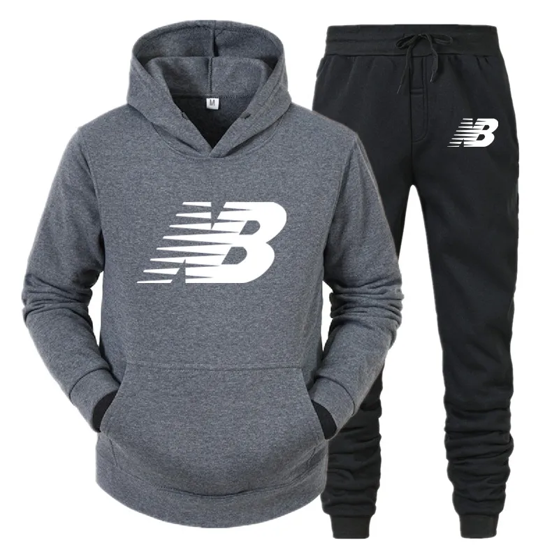 

Костюм мужской с капюшоном и принтом на заказ, свитшот, худи в стиле хип-хоп, повседневный спортивный костюм, Осень-зима