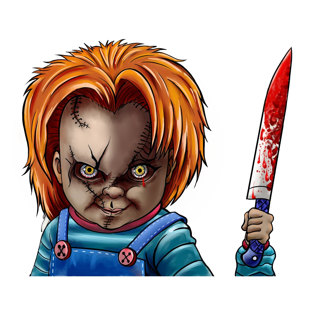 Ужасные съемные Висячие стеклоочистители из ПВХ 3D наклейки на заднее стекло