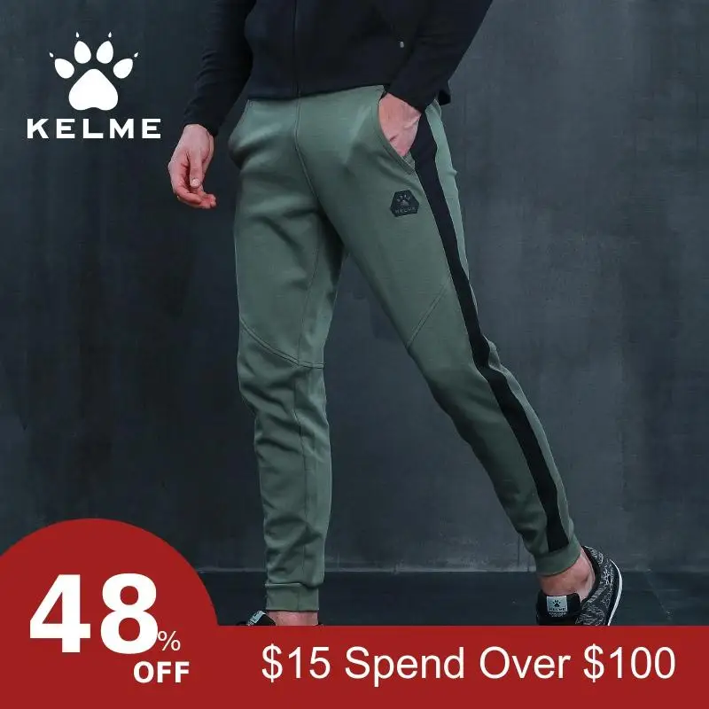 KELME спортивные штаны мужские эластичные дышащие Спортивные Штаны для бега тренировочные штаны для баскетбола брюки для бега 3671014