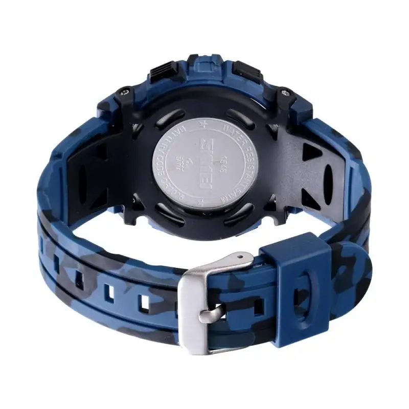 SKMEI 1548 Fashion Kids Watches Sport Children's Watch 5bar Waterproof Colorful Lights 12/24Hour Camouflage relogio infantil Boy