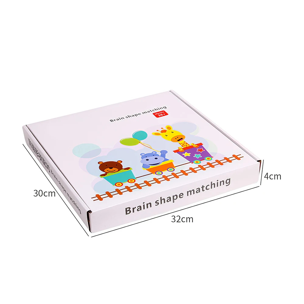 

Montessori Children'S Wooden Jigsaw Puzzles Children'S Educational Toys Shape Matching Toy Toys Training Game Logic