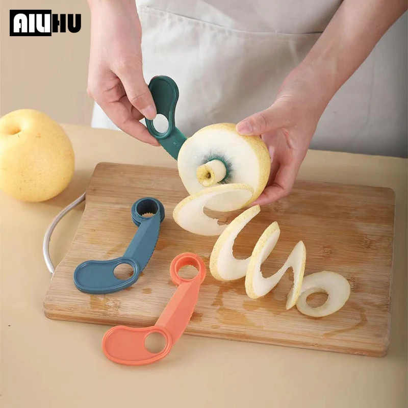 

Kitchen accessories Fruit Spiral Slicer Corer Fruits and Vegetables Tool Potato Slicer Apple and Sydney Splitter Shaving Knife