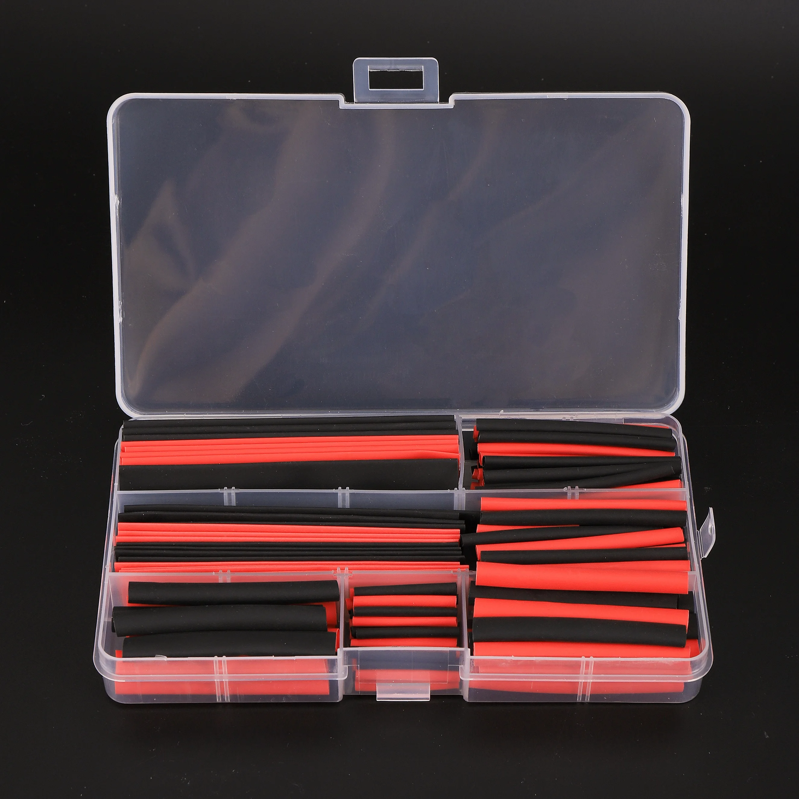 150 шт./кор. черный красный термоусадочная трубка полиолефин 2:1 электрическая