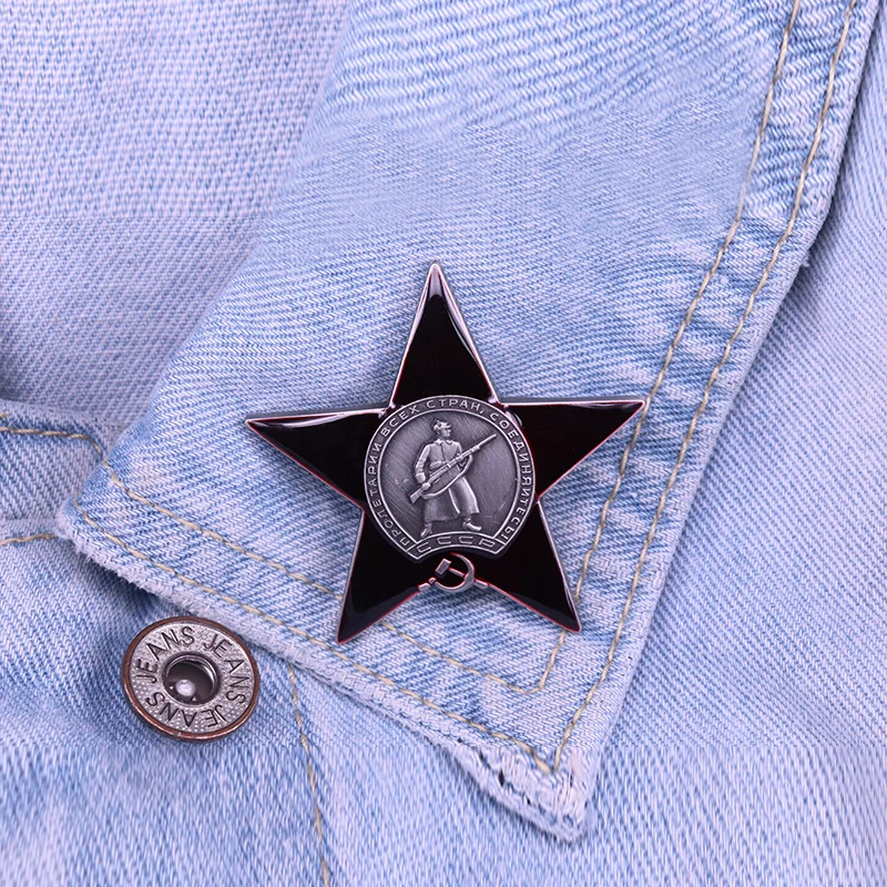 Лацкан Великой патриотической войны ретро медаль советского военного