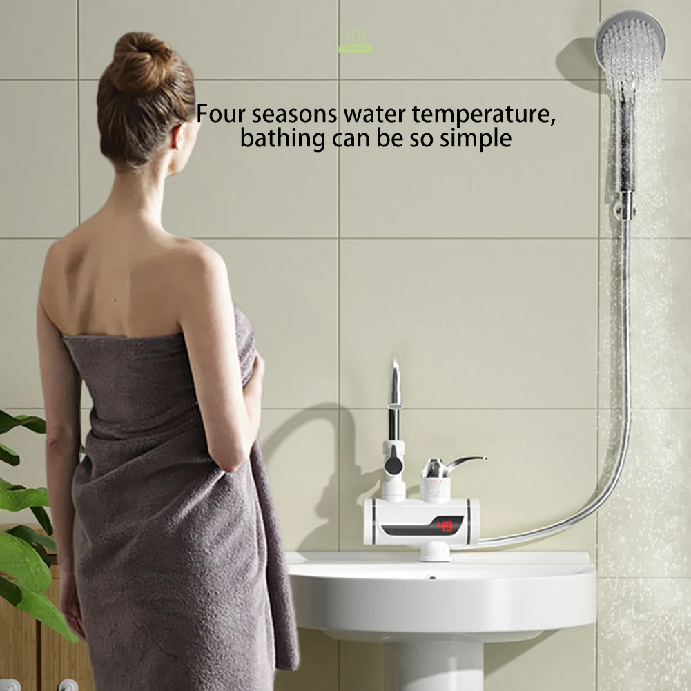 220 В Мгновенный водонагреватель Электрический кран без резервуара смеситель для