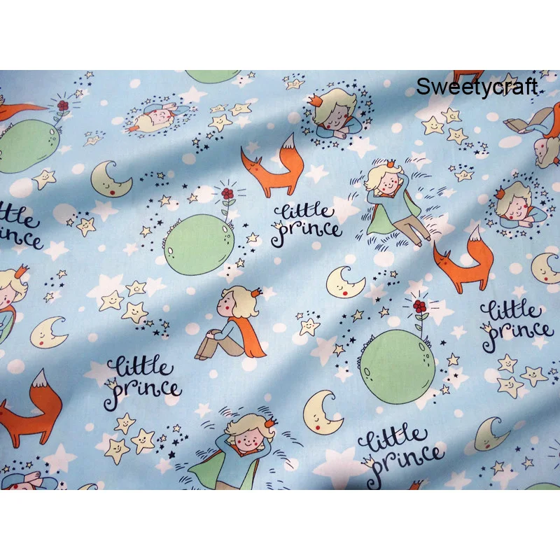 Хлопчатобумажная ткань с принтом маленьких принтов для шитья аксессуары